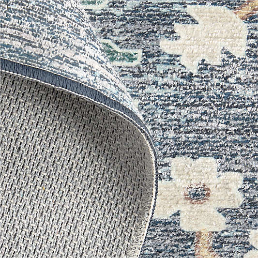 Jules Floral Washable Area Rug 6'x9'