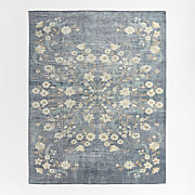 Chilewich ® Mosaic Blue Woven Indoor/Outdoor Floormat 26"x72"
