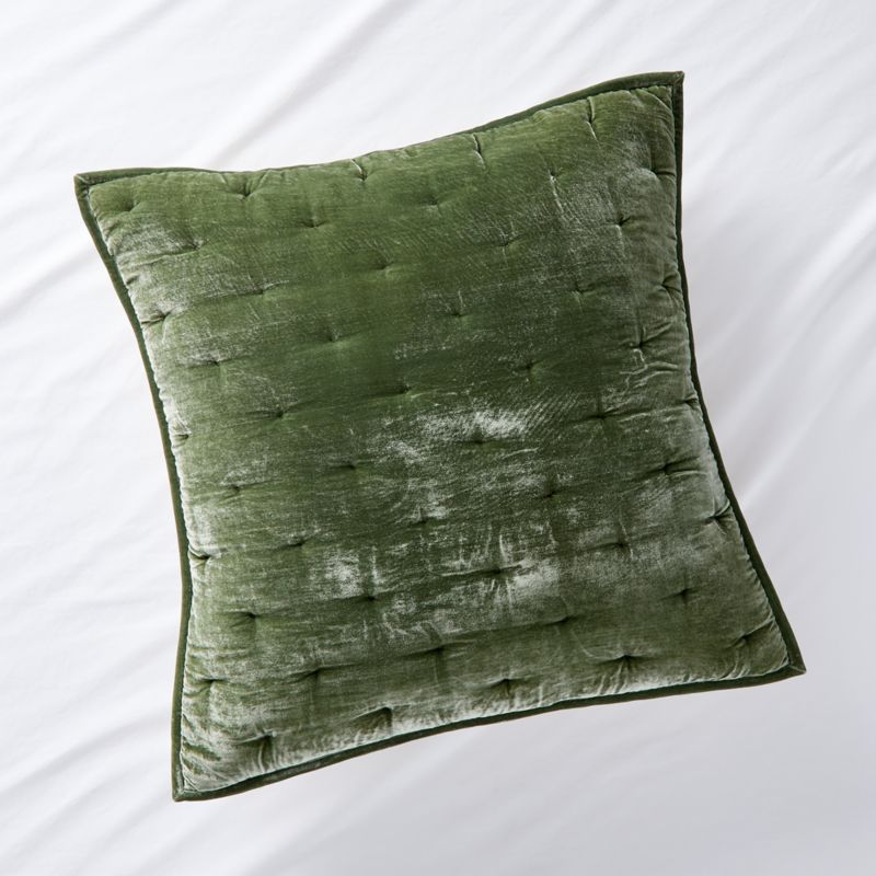 Juliet Agave Velvet Euro Sham - image 0 of 4