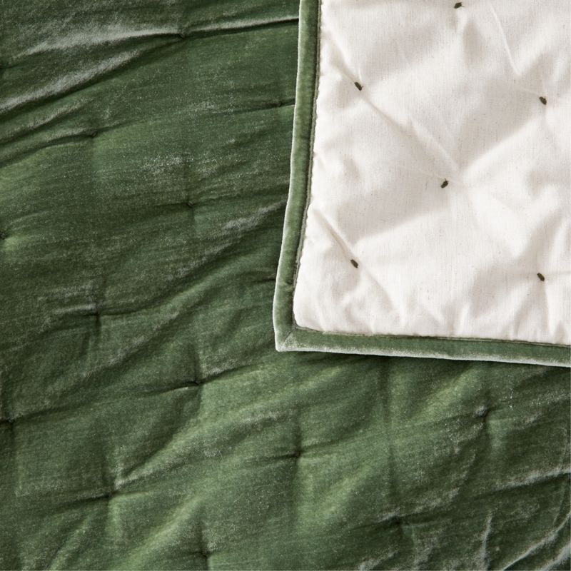 Juliet Agave Velvet Quilts - image 3 of 5