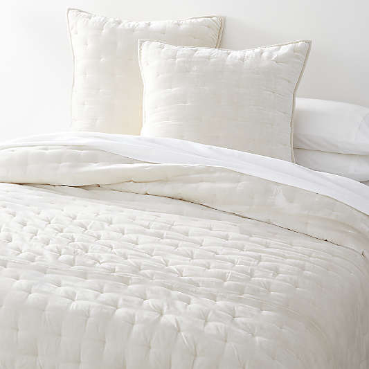 Velvet Quilt Crate & Barrel