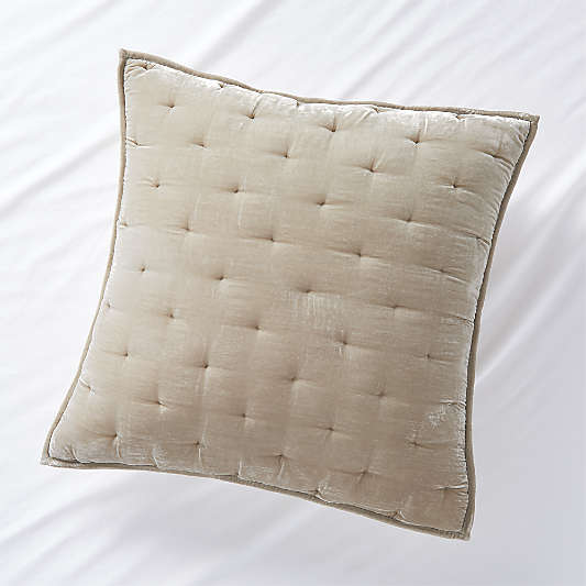 Juliet Dove Velvet Euro Sham