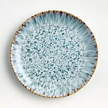 Julo Blue and White Dinner Plate + Reviews | Crate & Barrel