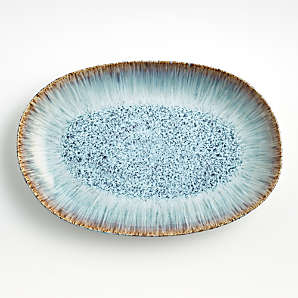 Blue serving platter hotsell