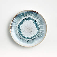 Julo Blue and White Salad Plate + Reviews | Crate & Barrel