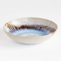 Julo Blue and White Serving Bowl + Reviews | Crate & Barrel