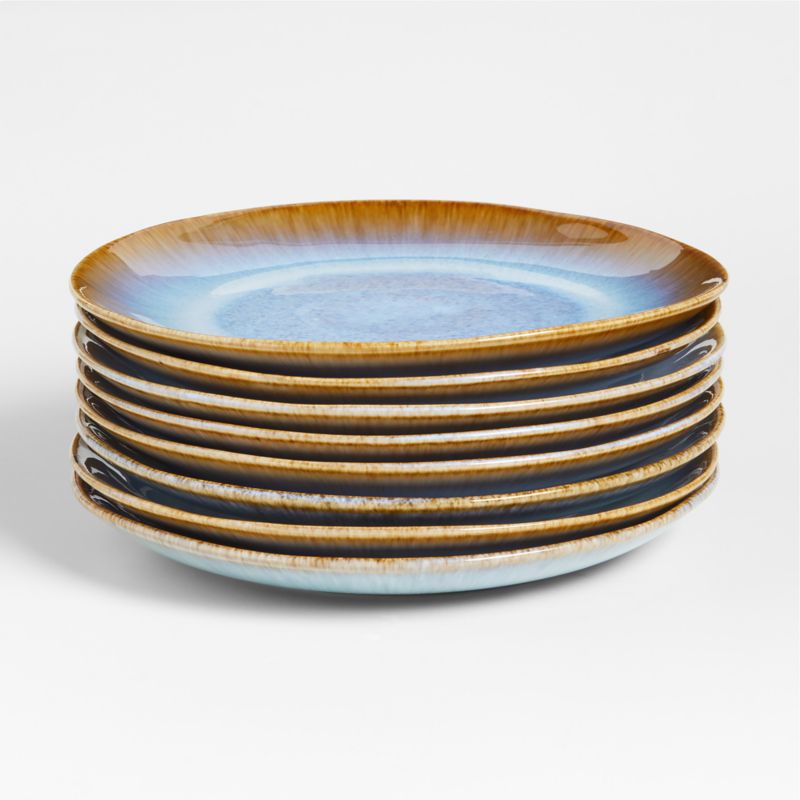 Julo Blue and White Dinner Plate