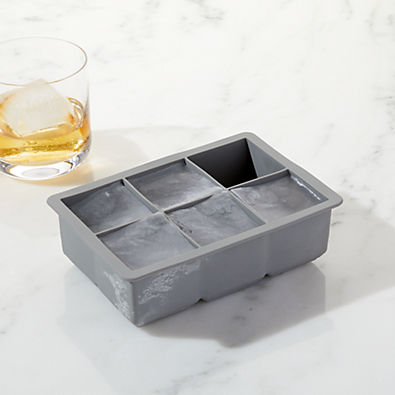 View Jumbo Grey Silicone Ice Cube Tray details