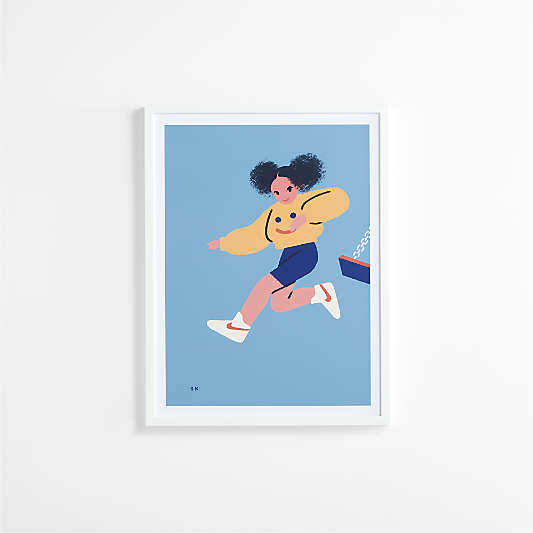 Jump Framed Wall Art Print