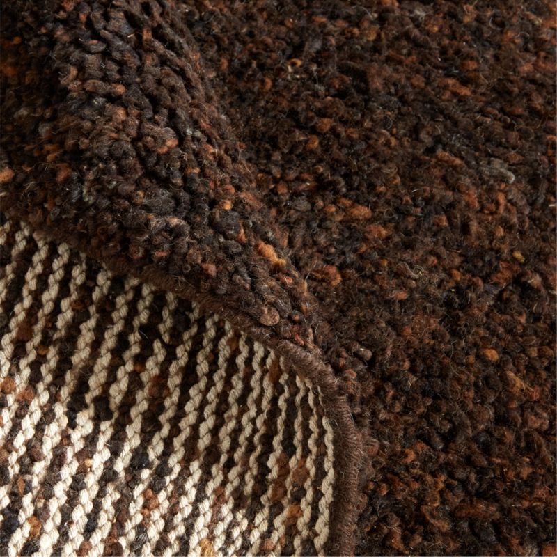 Juneau Wool Brown Area Rug 6'x9' - image 2 of 4