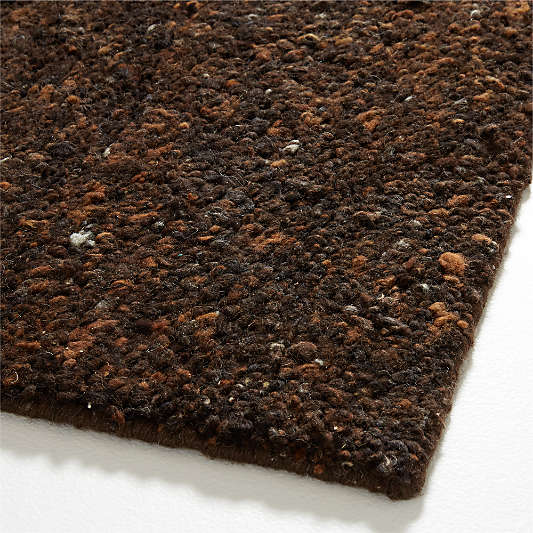 Juneau Wool Brown Area Rug 10'x14'