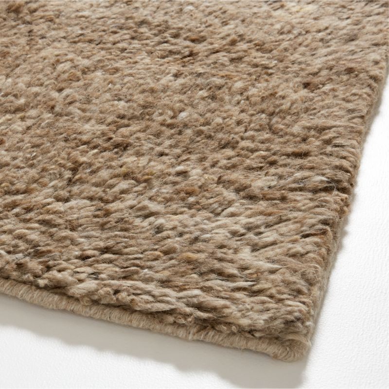 Juneau Wool Sand Brown Area Rug 10'x14' - image 4 of 5