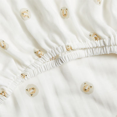 View Supersoft Jungle Lion 100% Organic Cotton Baby Crib Fitted Sheet details