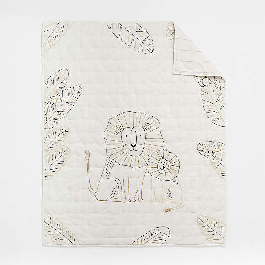 Jungle Lion Organic Cotton Baby Bedding Bundle Set