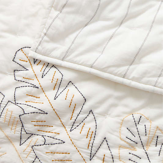 Cozy Cloud Straw Yellow Washed Organic Cotton Baby Crib Fitted Sheet