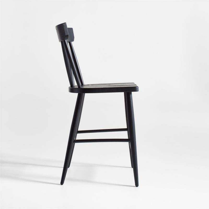 Juni Black Counter Stool + Reviews | Crate & Barrel Canada