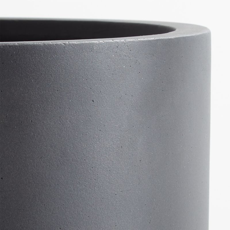 Junio Small Dark Grey Planter 13" - image 6 of 9