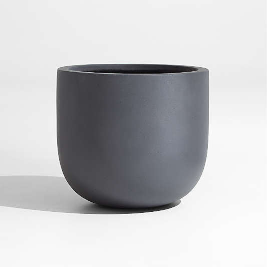 Junio Small Dark Grey Planter 13"