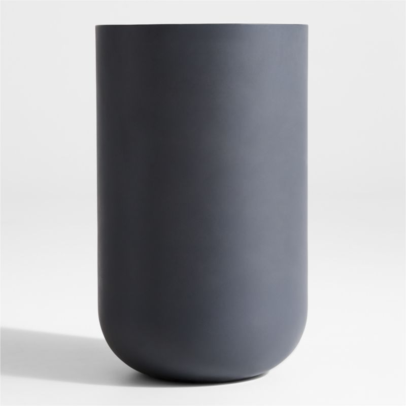 Junio Tall Dark Grey Planter 18.1" - image 2 of 14