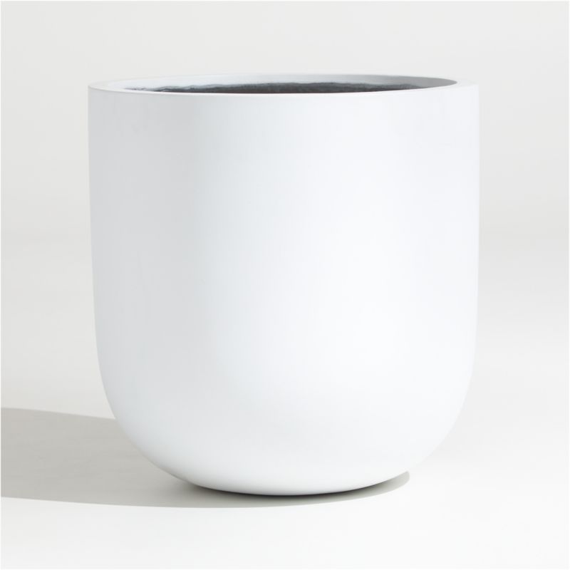 Junio Large White Planter 22.25" - image 0 of 15