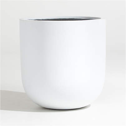 Junio Large White Planter 22.25"