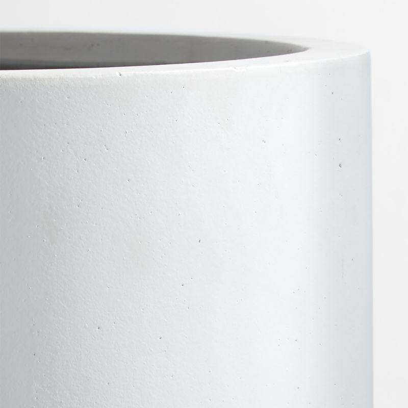 Junio Medium White Planter 17.5" - image 11 of 15