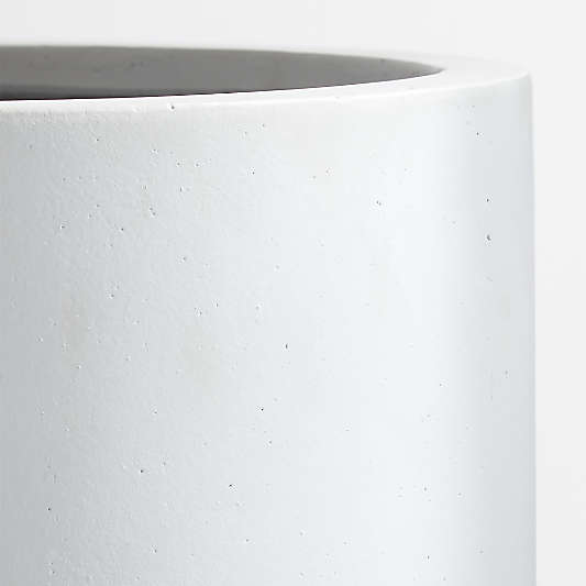 Junio Small White Planter 13"