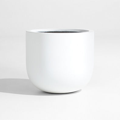 View Junio Small White Planter 13" details