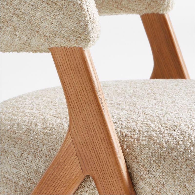 Juniper Upholstered Curved Back Dining Chair - image 7 of 8