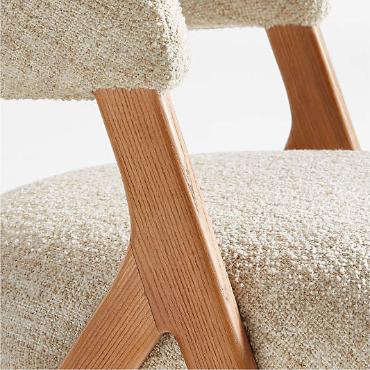 Juniper Upholstered Curved Back Dining Chair