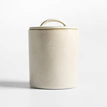 Juno Small Recycled Stoneware Canister | Crate & Barrel