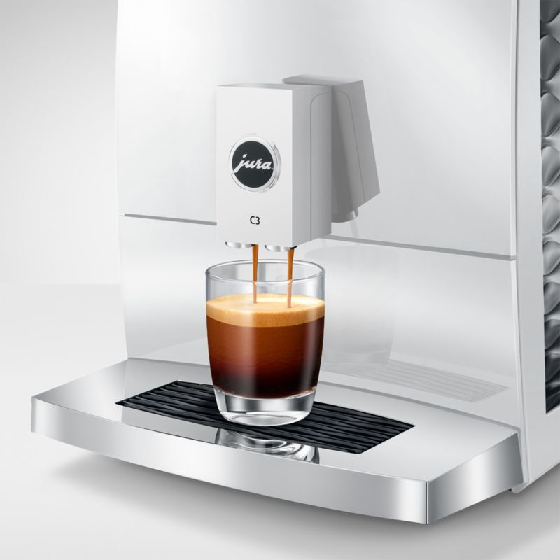 JURA ® C3 Piano White Espresso Machine - image 1 of 11