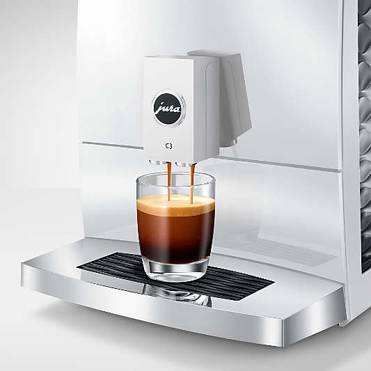 JURA ® C3 Piano White Espresso Machine