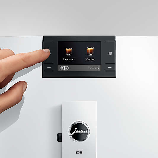 JURA ® C9 Piano White Automatic Espresso Machine