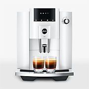 JURA E4 Piano White Espresso Machine with Bean Grinder