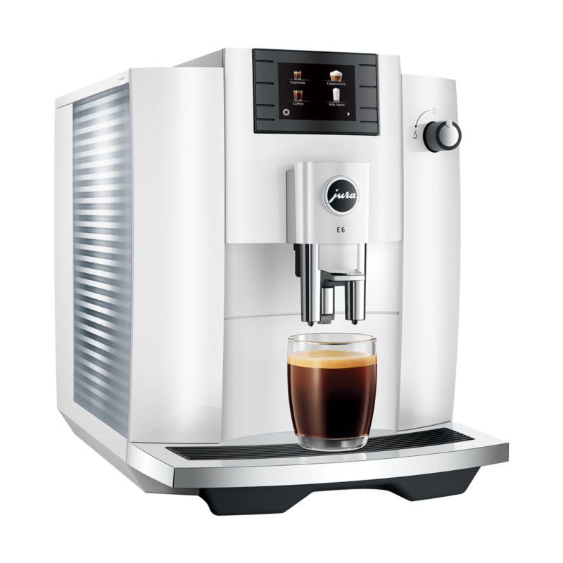 JURA ® E6 Piano White Espresso Machine - image 8 of 11