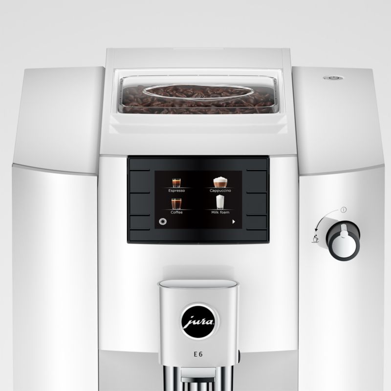 JURA ® E6 Piano White Espresso Machine - image 5 of 11