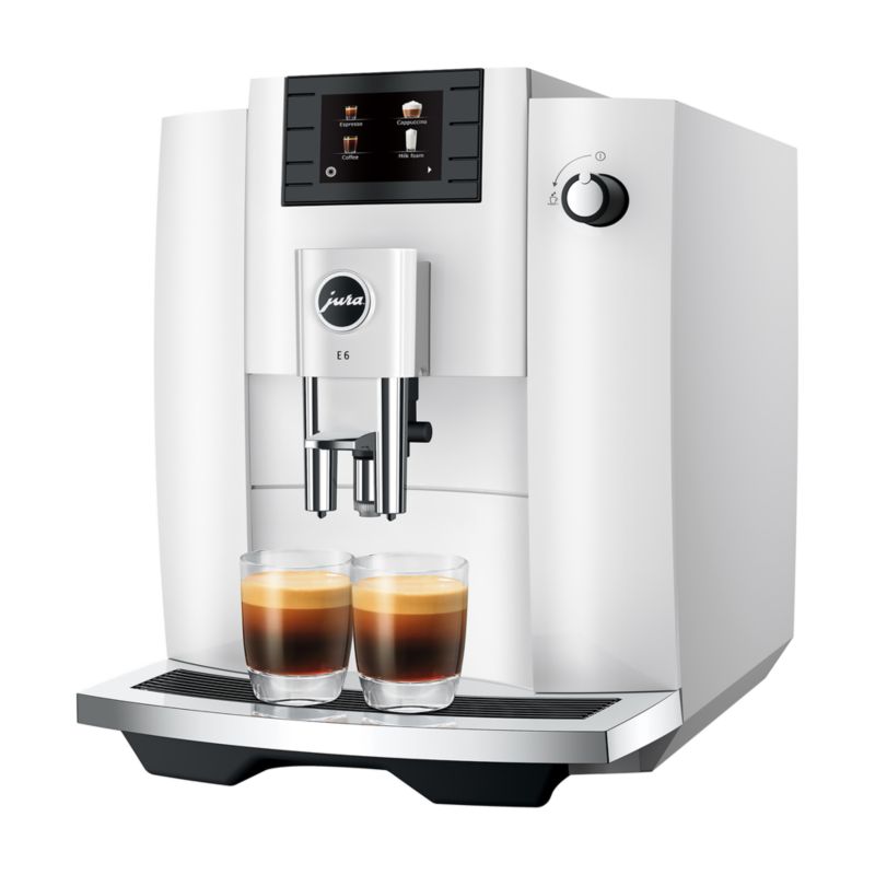 JURA ® E6 Piano White Espresso Machine - image 10 of 11