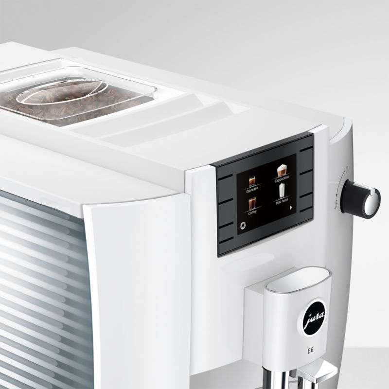 JURA ® E6 Piano White Espresso Machine - image 2 of 11