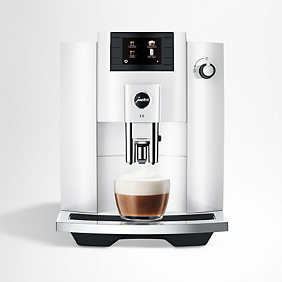 View JURA ® E6 Piano White Espresso Machine details