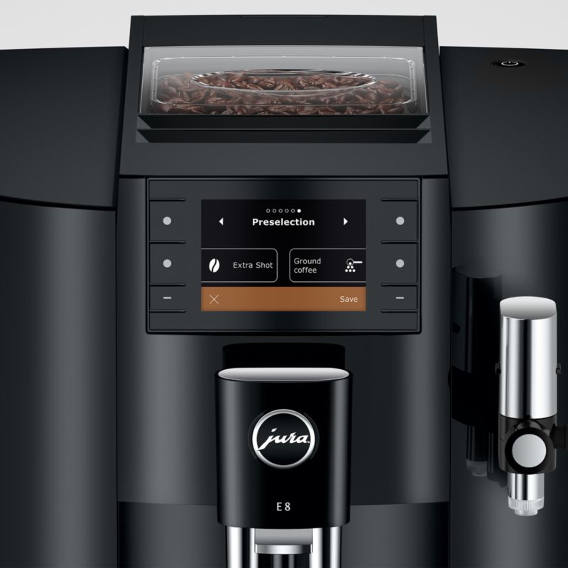 JURA ® E8 Automatic Espresso Machine in Piano Black - image 8 of 9