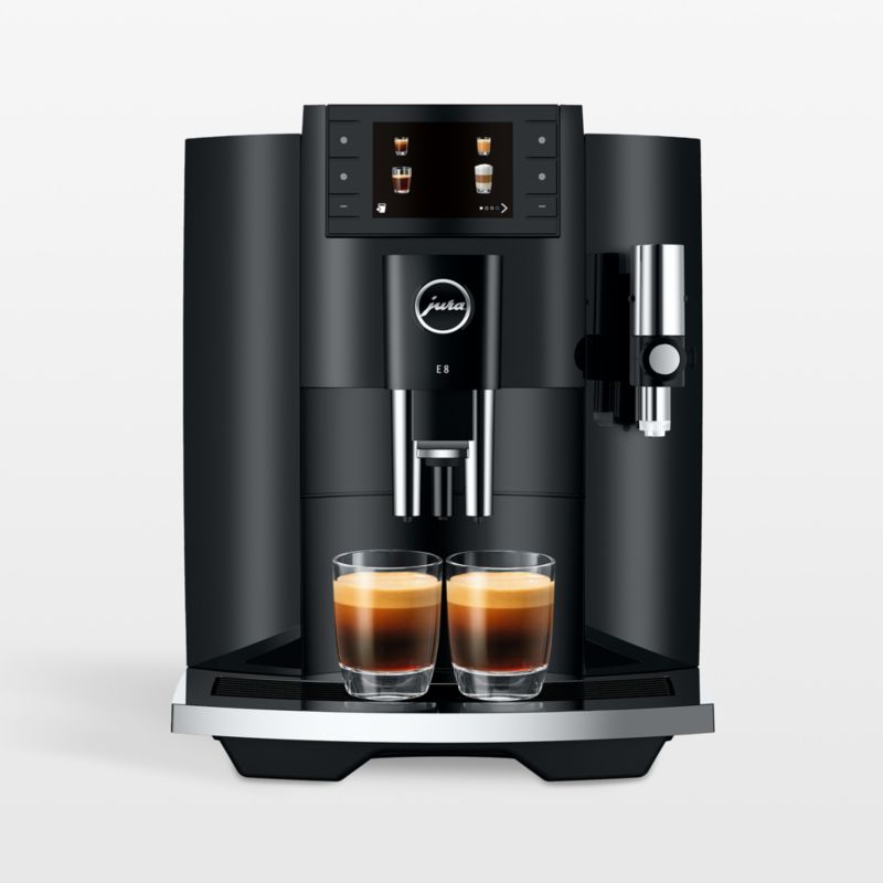 JURA ® E8 Automatic Espresso Machine in Piano White