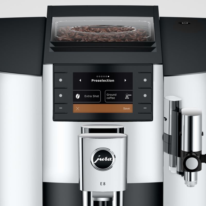 JURA ® E8 Automatic Espresso Machine in Chrome - image 10 of 11