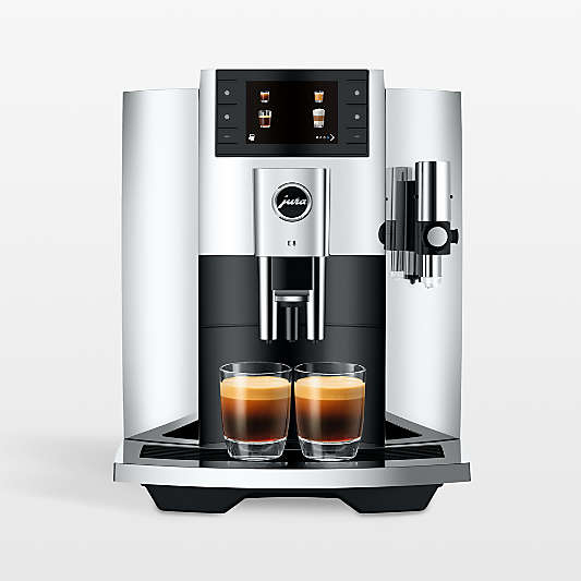 JURA ® E8 Automatic Espresso Machine in Chrome