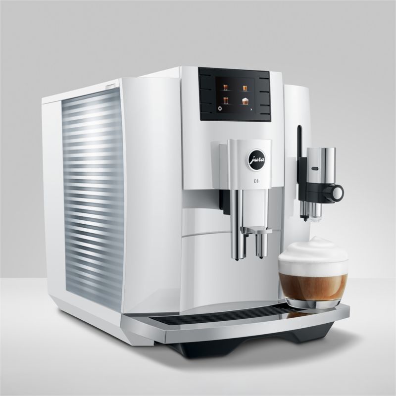 JURA ® E8 Piano White Espresso Machine - image 4 of 12