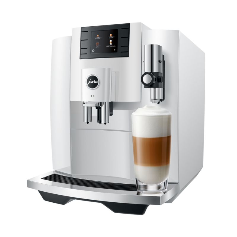 JURA ® E8 Piano White Espresso Machine - image 10 of 12