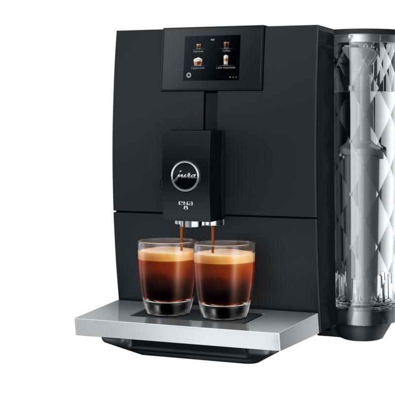 JURA ® ENA 8 Metropolitan Black Automatic Espresso Machine - image 8 of 9