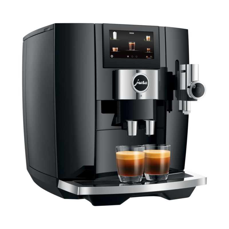 JURA J8 Piano Black Fully Automatic Espresso Machine + Reviews | Crate ...