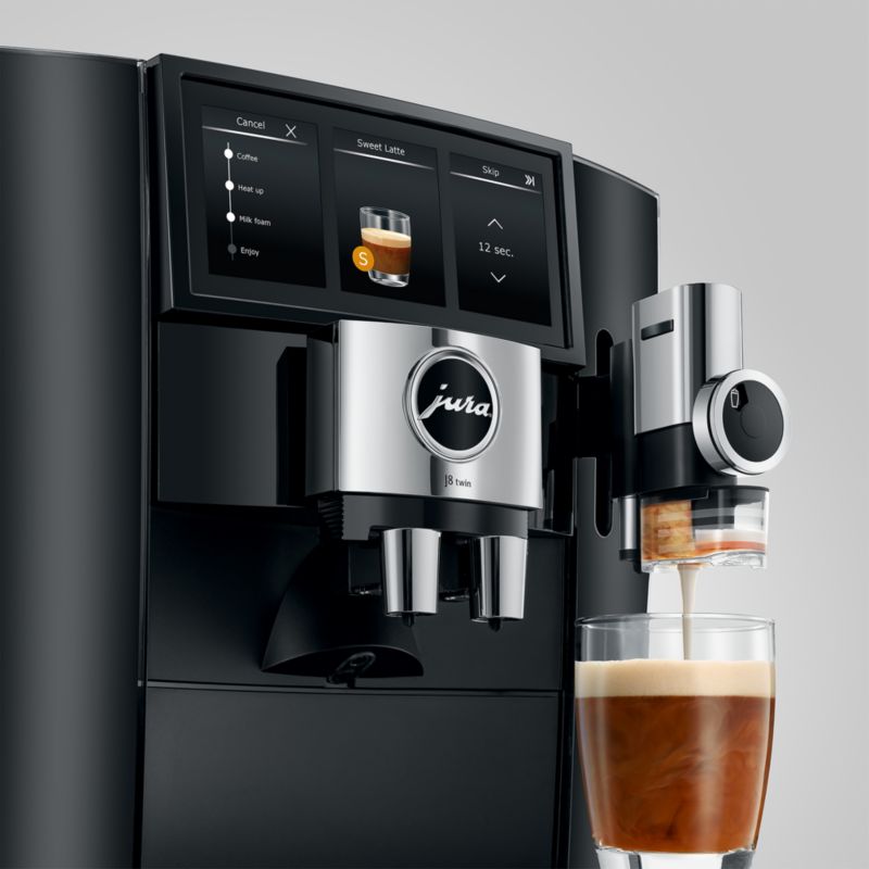 JURA ® J8 twin Automatic Espresso Machine in Diamond Black - image 5 of 11