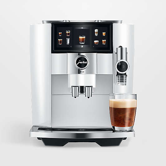 JURA ® J8 twin Automatic Espresso Machine in Diamond White